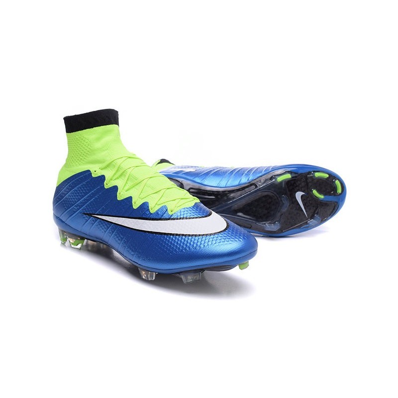 nike mercurial blue sock boots