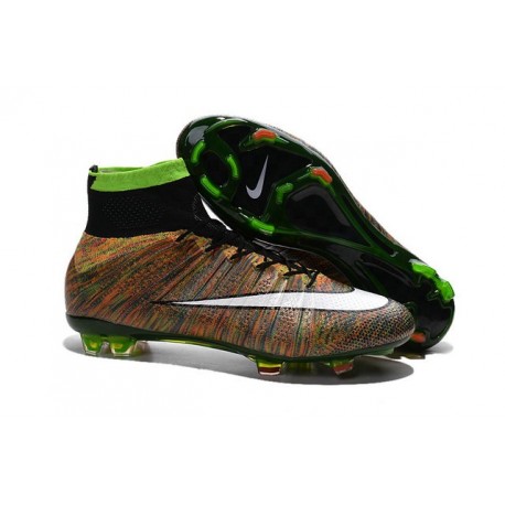 New Top Nike Mercurial Superfly Iv FG Cleat Multi Colour White Black New Top Nike Mercurial Superfly Iv FG Cleat Multi Colour White Black