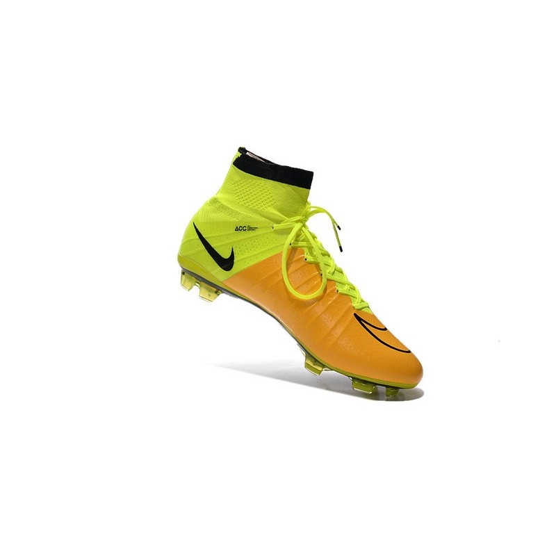 nike soccer cleats mercurial yellow