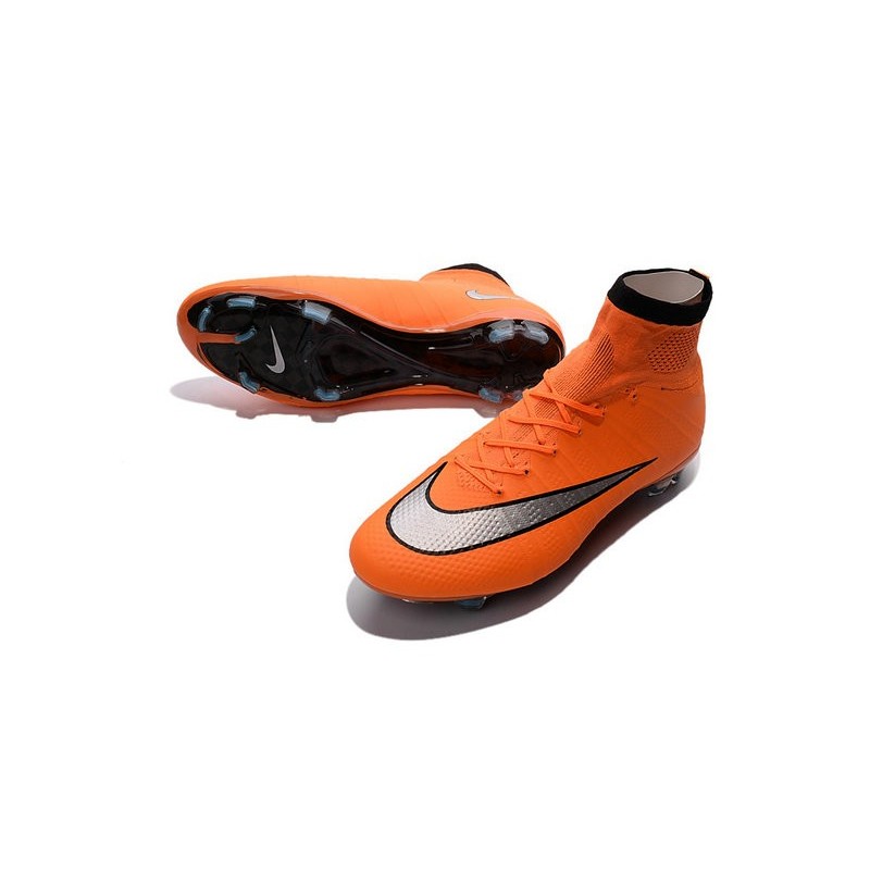 orange mercurial cleats