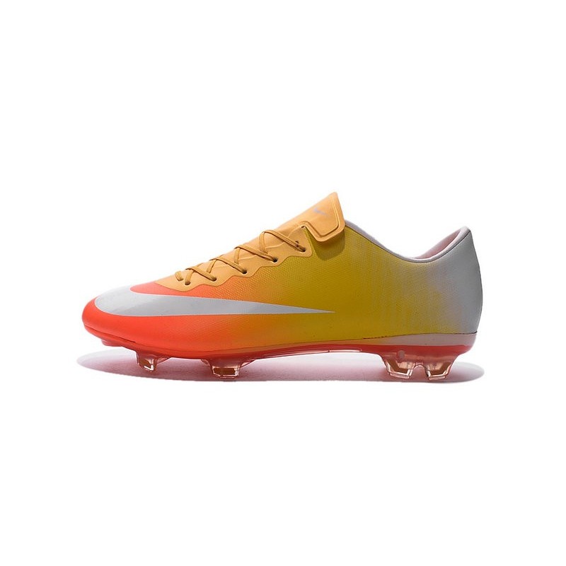 Nike Mercurial Vapor 12 Elite FG Football Boots Black Orange