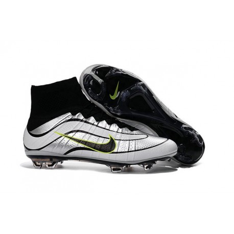 Newest Nike Nike Mercurial Superfly Heritage Football Cleats White Black Green Newest Nike Nike Mercurial Superfly Heritage Football Cleats White Black Green