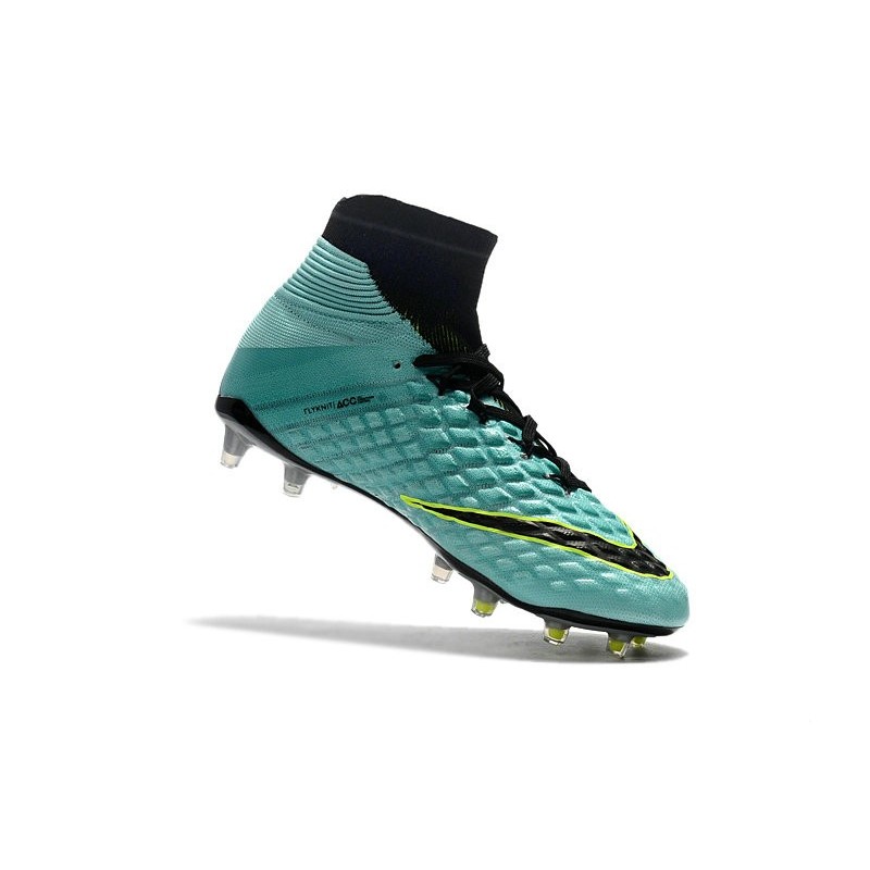 Nike Hypervenom Phelon III DF FG Soccer Cleats BLACKOUT