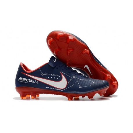 Nike Mercurial Vapor 11 FG Firm Ground New Cleat - Cyan Red Nike Mercurial Vapor 11 FG Firm Ground New Cleat - Cyan Red