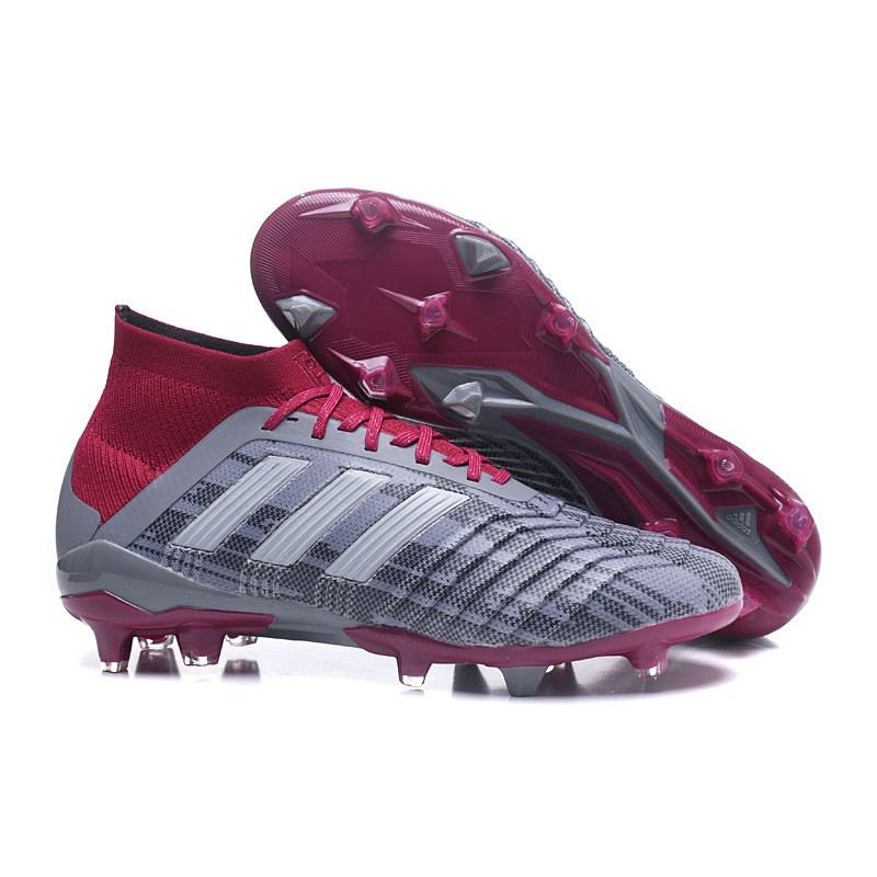 adidas Predator 18.1 Mens FG Football Boots Pogba Grey