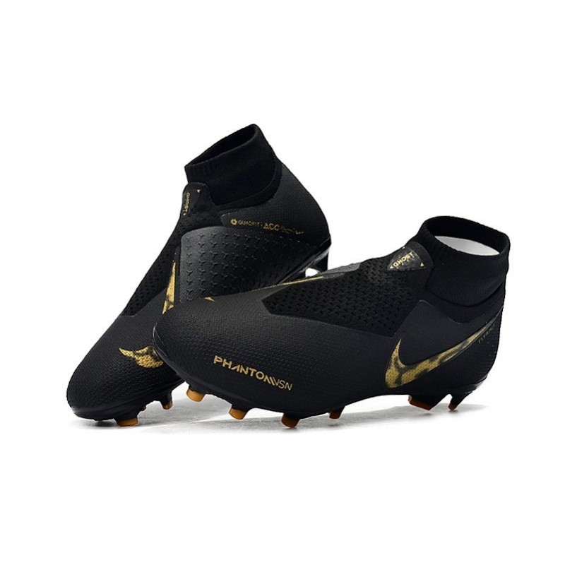 New Nike Phantom Vision Elite DF FG Soccer Boots - Black Lux