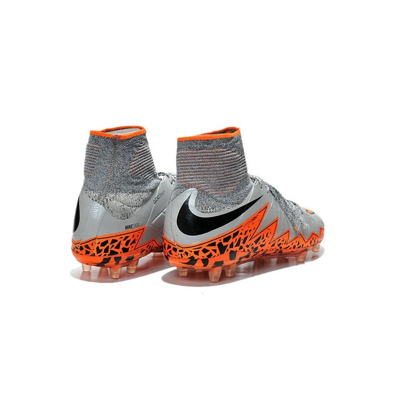 nike soccer cleats black and orange