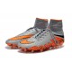 New 2015 Soccer Cleats Nike Hypervenom Phantom II FG ACC Wolf Grey Orange Black