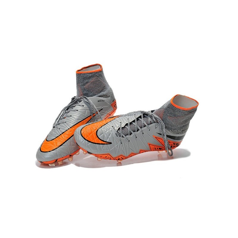 orange and grey nike soccer cleats
