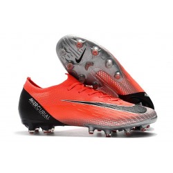 Nike Mercurial Vapor XII Elite AG-PRO Artificial-Grass Crimson Black Silver