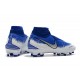New Nike Phantom Vision Elite DF FG Soccer Boots - Blue White