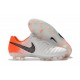 Nike Tiempo Legend VII FG Men's Soccer Cleats - White Orange Black