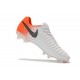 Nike Tiempo Legend VII FG Men's Soccer Cleats - White Orange Black