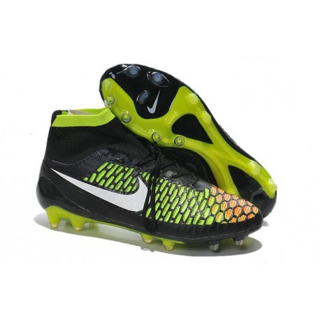 Top Nike Magista Obra FG ACC Mens Soccer Boots Black White Hyper Punch