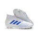 adidas Predator Virtuso 19+ FG Firm Ground Boots - White Blue
