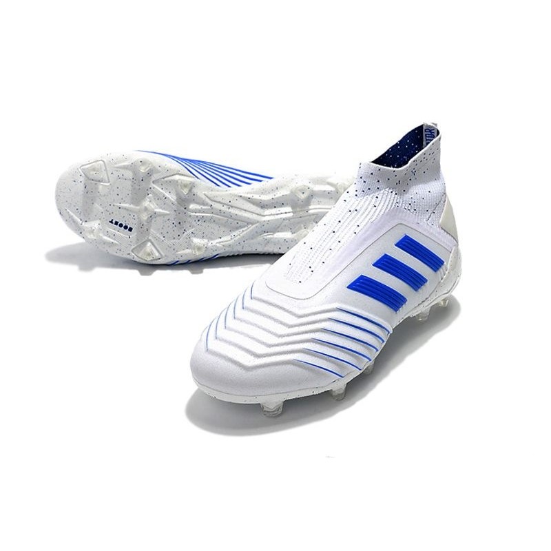 adidas Predator Virtuso 19+ FG Firm Ground Boots - White Blue