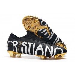 Cristiano Ronaldo Nike Mercurial Vapor 12 Elite CR7 FG Black Golden