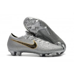 New Nike Mercurial Vapor 12 Elite FG Cleats Silver Black