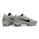 New Nike Mercurial Vapor 12 Elite FG Cleats Silver Black