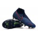 Nike Phantom VSN Elite DF SG-Pro Anti Clog Blue Saphir Red