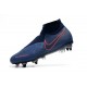 Nike Phantom VSN Elite DF SG-Pro Anti Clog Blue Saphir Red