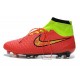 Top Nike Magista Obra FG ACC Mens Soccer Boots Red Gold Volt