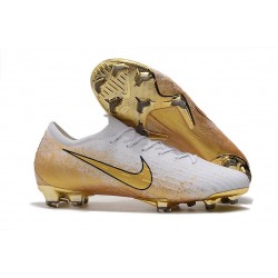 Nike Mercurial Vapor XII 360 Elite FG Shoes White Gold