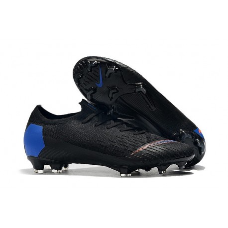 Nike Mercurial Vapor XII 360 Elite FG Shoes Black Blue Orange