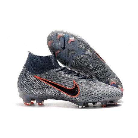 Nike Mercurial Superfly VI Elite FG 2019 Cleats Wolf Grey Black