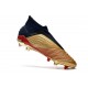 adidas Predator 19+ FG Firm Ground Boots - Gold Silver Red