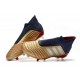 adidas Predator 19+ FG Firm Ground Boots - Gold Silver Red