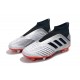 adidas Predator 19+ FG Firm Ground Boots - Silver Black Red