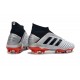 adidas Predator 19+ FG Firm Ground Boots - Silver Black Red