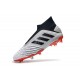 adidas Predator 19+ FG Firm Ground Boots - Silver Black Red