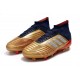 adidas Predator 19.1 FG Soccer Cleat Gold Red Silver