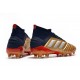 adidas Predator 19.1 FG Soccer Cleat Gold Red Silver