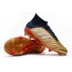 adidas Predator 19.1 FG Soccer Cleat Gold Red Silver