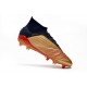 adidas Predator 19.1 FG Soccer Cleat Gold Red Silver