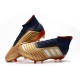 adidas Predator 19.1 FG Soccer Cleat Gold Red Silver