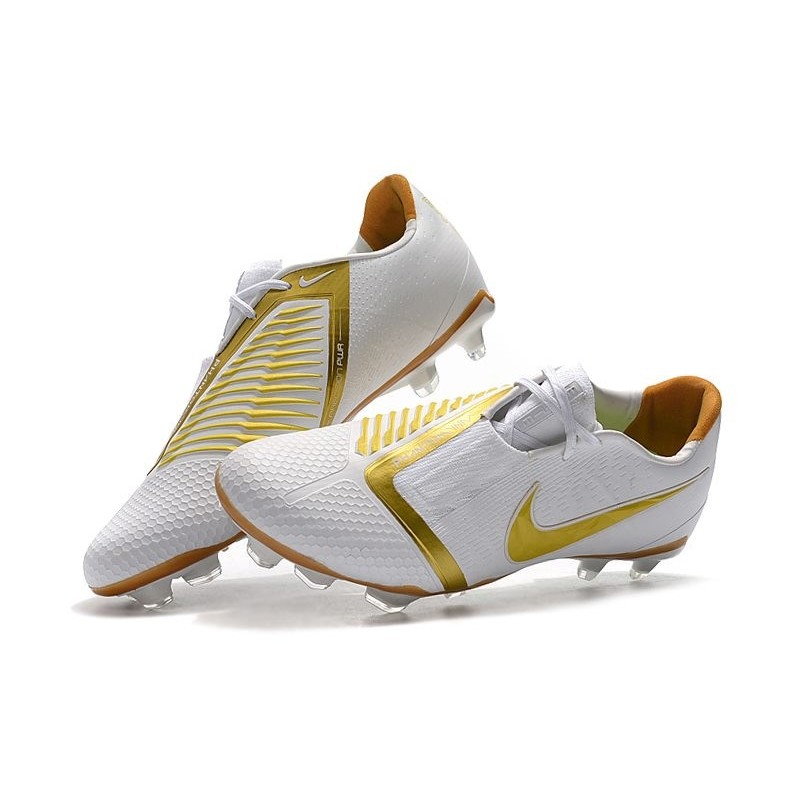 nike phantom gold and white