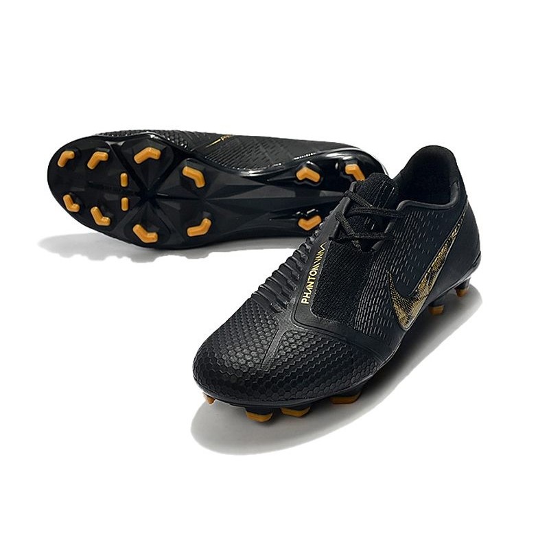 nike phantom football boots black and gold