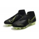 Nike Phantom Vision Elite DF FG 2019 Cleats Black Volt