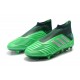 adidas Predator 19+ FG Firm Ground Boots - Green Silver