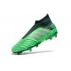 adidas Predator 19+ FG Firm Ground Boots - Green Silver