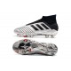 adidas Predator 19+ FG Firm Ground Boots - Silver Black