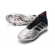 adidas Predator 19+ FG Firm Ground Boots - Silver Black