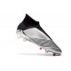 adidas Predator 19+ FG Firm Ground Boots - Silver Black