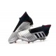 adidas Predator 19+ FG Firm Ground Boots - Silver Black