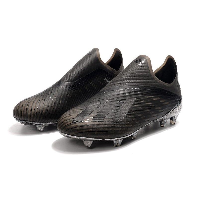 adidas X 19+ FG Dark Script Soccer Cleats Black