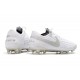 Nike Tiempo Legend VIII Elite FG Cleats White Chrome Silver